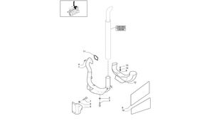 autre pièce détachée de carrosserie Osłona 87305791 pour tracteur à roues New Holland T6010