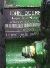 moteur John Deere 6081HZ003 RG6081H055757 pour moissonneuse-batteuse John Deere 2256