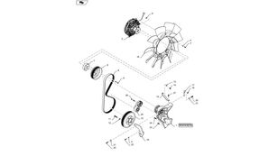 visco-coupleur 48185801 pour tracteur à roues New Holland T6090